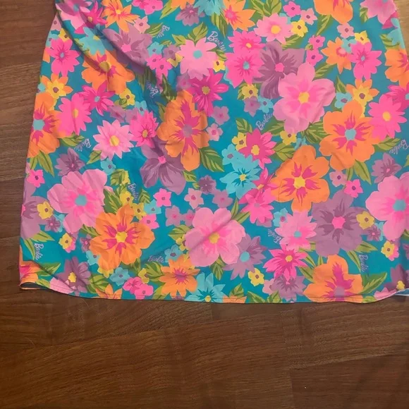 Show Me Your MuMu x Barbie - Blue Barbie Blooms Leyla Sarong - Picture 3 of 4